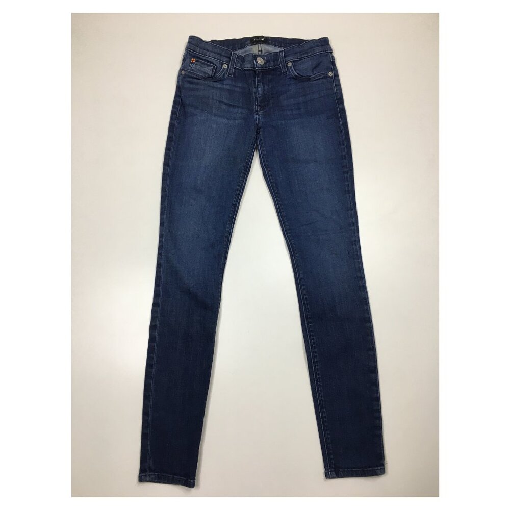 HUDSON Hunn Wash KRISTA Super Skinny 5 Pocket Logo Hardware Slim Fit Jeans